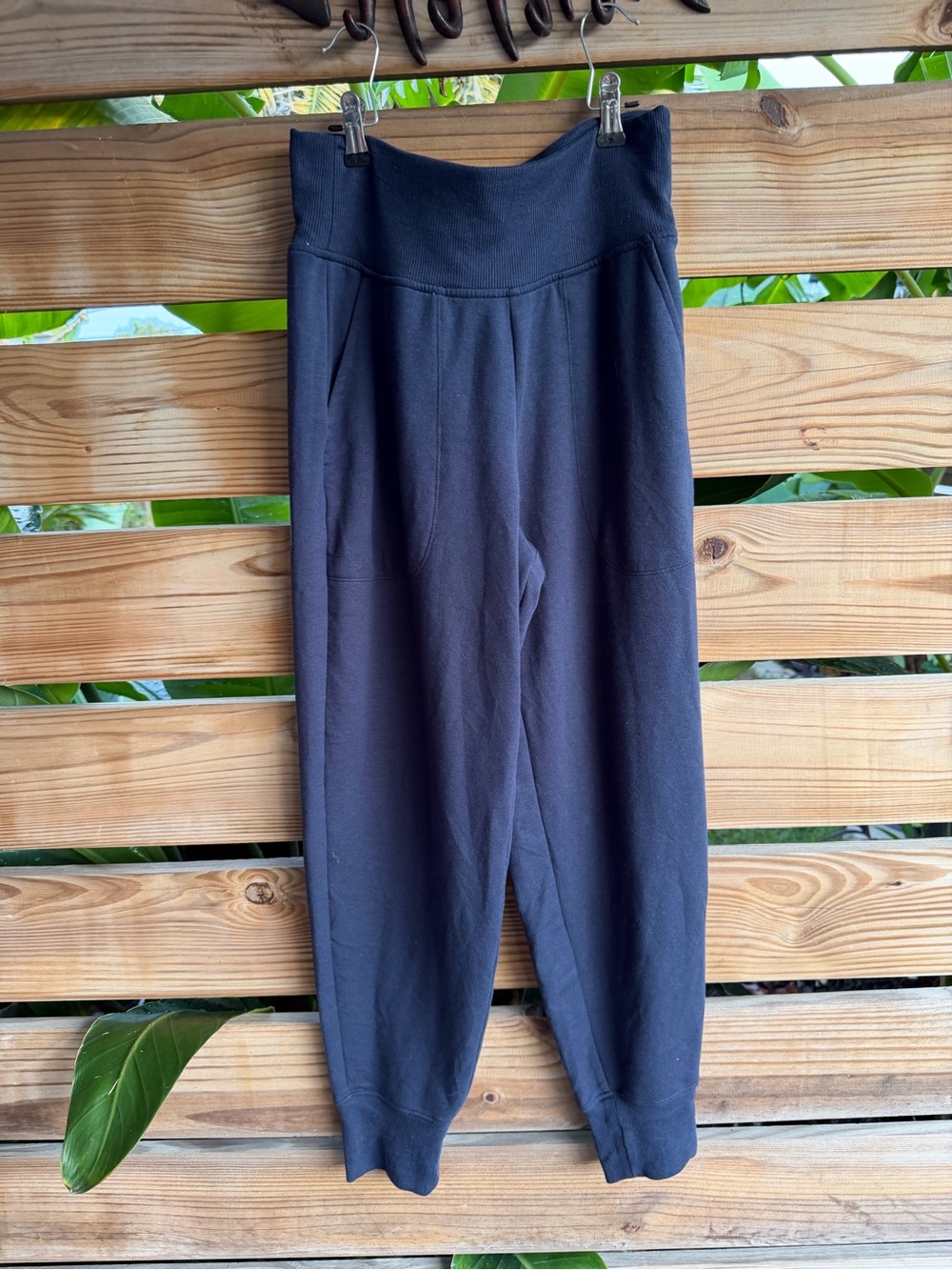 Athleta High-Waist Black Jogger Pants